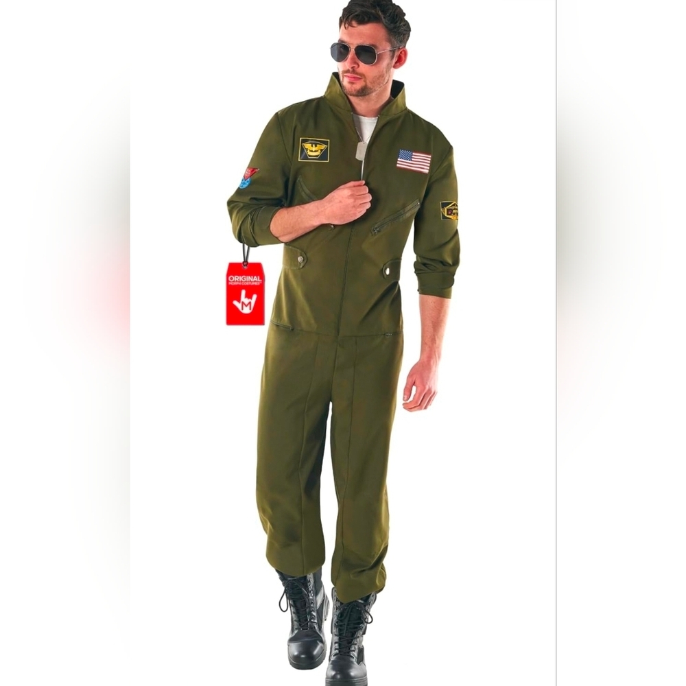 Men's Aviator Jumpsuit Top Gun 2XL